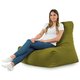 Vert Pouf Poire Fauteuil Bali velours