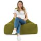 Vert Pouf Poire Fauteuil Bali velours