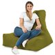 Vert Pouf Poire Fauteuil Bali velours