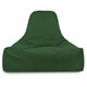 Vert foncé Pouf Poire Fauteuil Bali velours