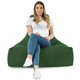 Vert foncé Pouf Poire Fauteuil Bali velours