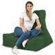 Vert foncé Pouf Poire Fauteuil Bali velours