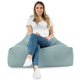 Menthe Pouf Poire Fauteuil Bali velours