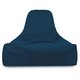 Bleu marine Pouf Poire Fauteuil Bali velours