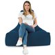 Bleu marine Pouf Poire Fauteuil Bali velours