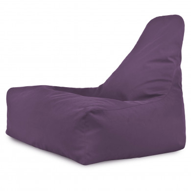 Violet Pouf Poire Fauteuil Bali velours