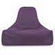 Violet Pouf Poire Fauteuil Bali velours