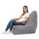 Sitzsack Sessel Bali Plüsch stahl