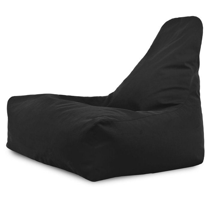 Noir Pouf Poire Fauteuil Bali velours