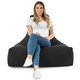 Noir Pouf Poire Fauteuil Bali velours