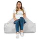 Blanc Pouf Poire Fauteuil Bali Jardin nylon