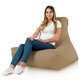 Beige Pouf Poire Fauteuil Bali Jardin nylon