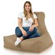 Beige Pouf Poire Fauteuil Bali Jardin nylon