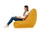 Jaune Pouf Poire Fauteuil Bali Jardin nylon