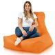 Orange Pouf Poire Fauteuil Bali Jardin nylon