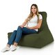 Vert foncé Pouf Poire Fauteuil Bali Jardin nylon