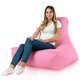 Rose clair Pouf Poire Fauteuil Bali Jardin nylon