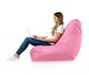 Rose clair Pouf Poire Fauteuil Bali Jardin nylon