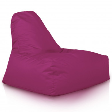 Fuchsia Pouf Poire Fauteuil Bali Jardin nylon