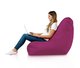 Fuchsia Pouf Poire Fauteuil Bali Jardin nylon