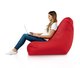 Rouge Pouf Poire Fauteuil Bali Jardin nylon