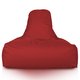 Rouge foncé Pouf Poire Fauteuil Bali Jardin nylon