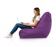 Violet Pouf Poire Fauteuil Bali Jardin nylon