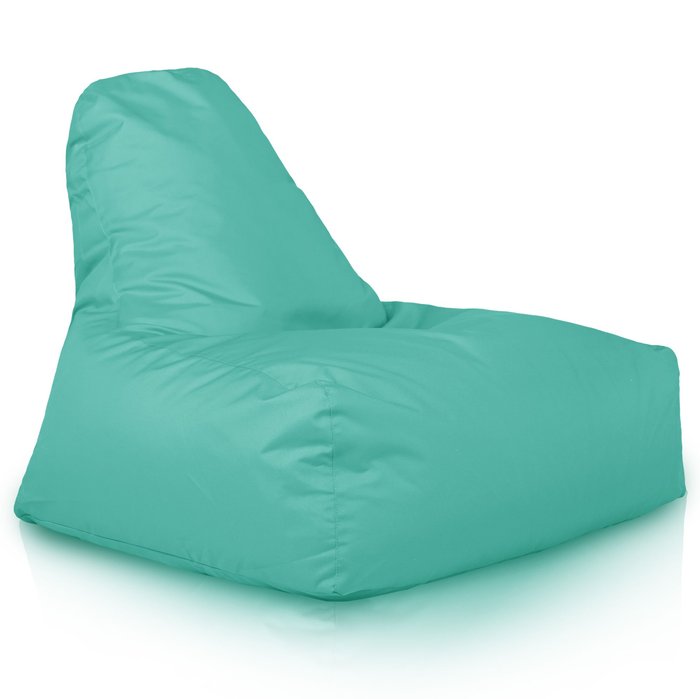 Turquoise Pouf Poire Fauteuil Bali Jardin nylon