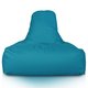 Bleu Pouf Poire Fauteuil Bali Jardin nylon