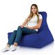 Bleu foncé Pouf Poire Fauteuil Bali Jardin nylon