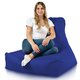 Bleu foncé Pouf Poire Fauteuil Bali Jardin nylon