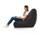 Noir Pouf Poire Fauteuil Bali Jardin nylon