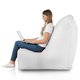 Blanc Pouf Poire Fauteuil Distinto Jardin nylon