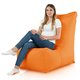 Orange Pouf Poire Fauteuil Distinto Jardin nylon