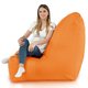 Orange Pouf Poire Fauteuil Distinto Jardin nylon