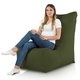 Vert foncé Pouf Poire Fauteuil Distinto Jardin nylon