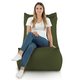 Vert foncé Pouf Poire Fauteuil Distinto Jardin nylon