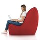 Rouge foncé Pouf Poire Fauteuil Distinto Jardin nylon