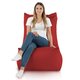 Rouge foncé Pouf Poire Fauteuil Distinto Jardin nylon