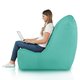 Turquoise Pouf Poire Fauteuil Distinto Jardin nylon