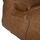 Marron Pouf Poire Fauteuils Distinto Premium Naturel Cuir