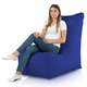 Bleu foncé Pouf Poire Fauteuil Distinto Jardin nylon