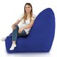 Bleu foncé Pouf Poire Fauteuil Distinto Jardin nylon