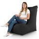 Noir Pouf Poire Fauteuil Distinto Jardin nylon