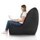 Noir Pouf Poire Fauteuil Distinto Jardin nylon