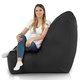 Noir Pouf Poire Fauteuil Distinto Jardin nylon