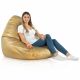 Doré Pouf Poire Drop XXL simili-cuir