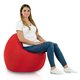 Rouge Coussin Rond Monaco Extérieur nylon