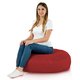 Rouge foncé Coussin Rond Monaco Extérieur nylon