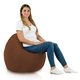 Marron Coussin Rond Monaco Extérieur nylon